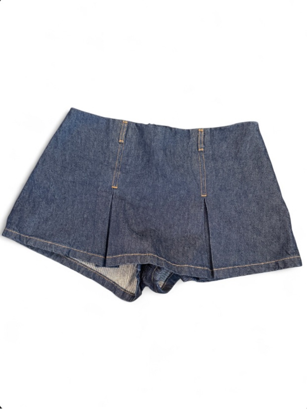NWOT Denim Mini Skort Shorts - Size 8
